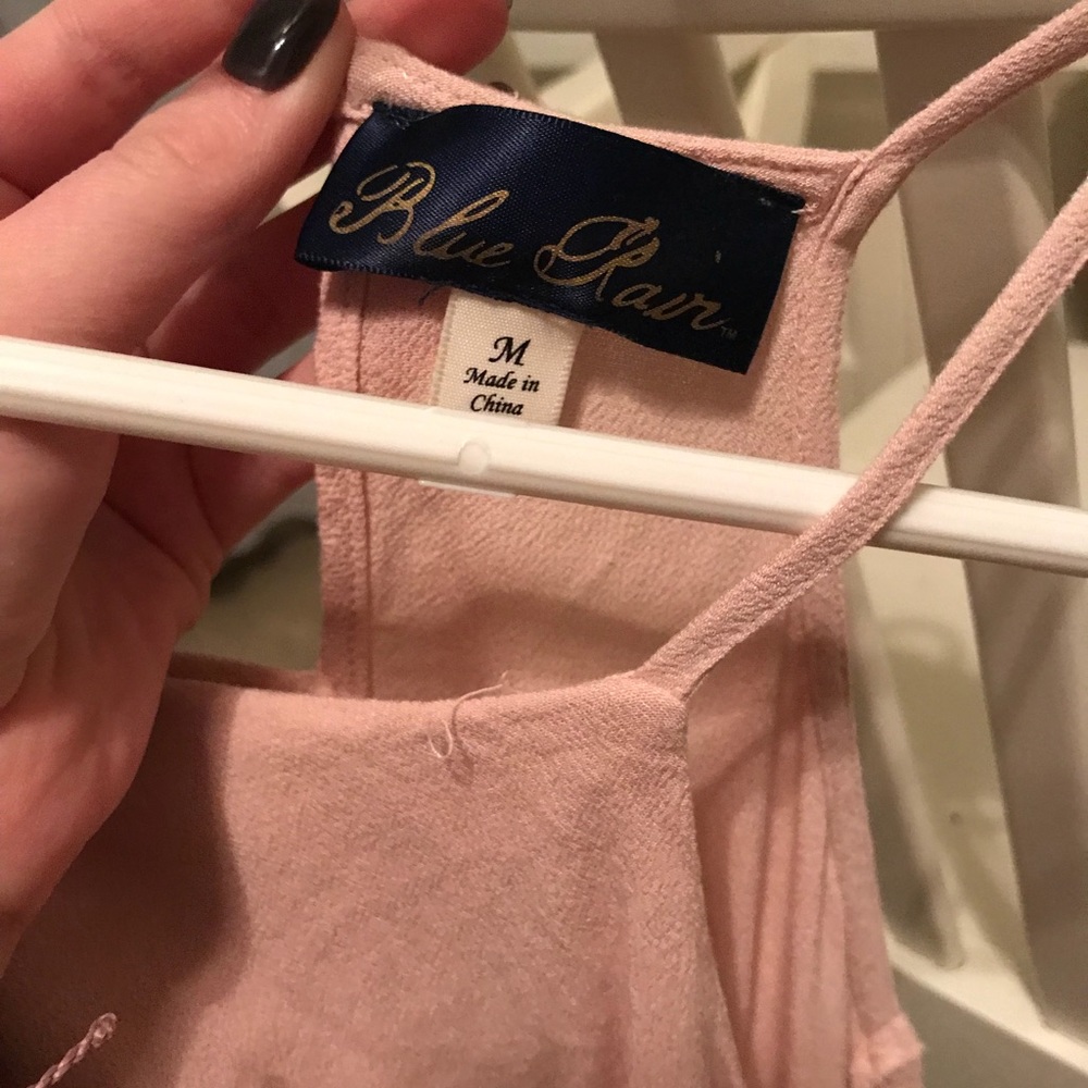 Blush Pink high neck top